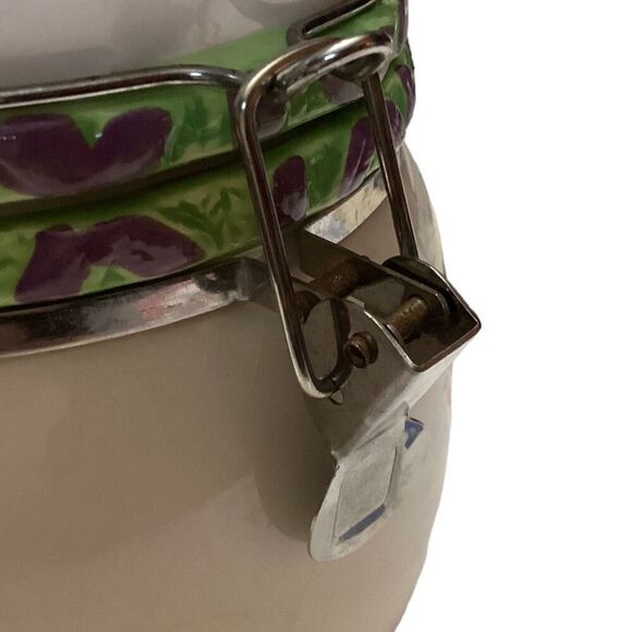 Vintage Swiss Miss Hot Cocoa Ceramic Snowman Christmas Jar Canister Cookie Jar - Picture 8 of 9